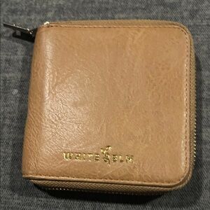 White Elm Tan Leather Wallet